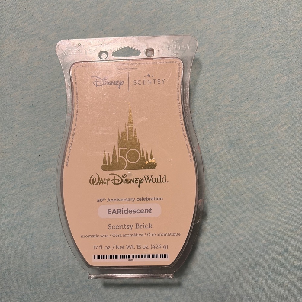 New Scentsy Walt Disney World EARidescent Wax Brick 17 fl oz Big Brick